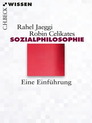 cover image of Sozialphilosophie
